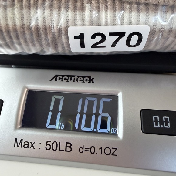 Susan Graver Weekend Striped Brushed Rib Knit Tunic Size 2X Khaki Brown Top - Picture 9 of 9